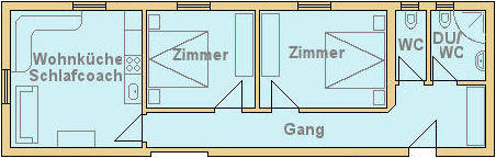 Fehlehof Appartement Aschau im Zillertal - Appartement 1 4-6 Personen