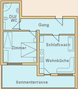 Fehlehof Appartement Aschau im Zillertal - Appartement 1 4-6 Personen